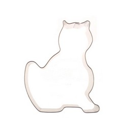 Sitting Cat Cookie Cutter #2