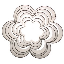 Flower Cookie Cutter Set 6pc