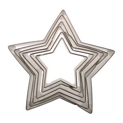 Star Cookie Cutter Set 6pc