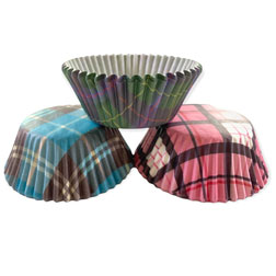 Plaid Cupcake Liners