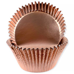 Rose Gold Foil Jumbo Cupcake Liners