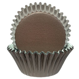 Brown Foil Cupcake Liners