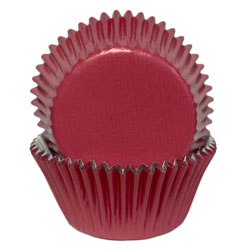 Dark Pink Foil Standard Cupcake Liners