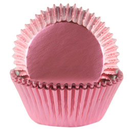 Light Pink Foil Cupcake Liners