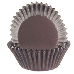 Slate Foil Cupcake Liners