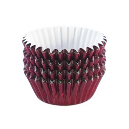 Burgundy Foil Treat Cups