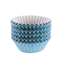 Light Blue Foil Treat Cups