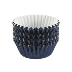 Navy Blue Foil Treat Cups