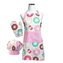 Donut Shoppe Kid Apron Set