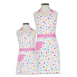 Sprinkles Adult and Child Apron Set