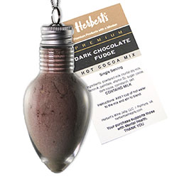 Dark Chocolate Fudge Hot Cocoa Ornament