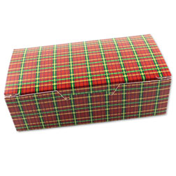 1 lb Plaid Candy Box