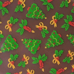 Chocolate Transfer Sheet- Christmas Trees