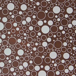 Chocolate Transfer Sheet-White Bubbles