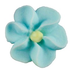 Royal Icing Flowers - Tiny Blue
