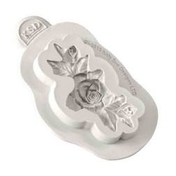 Rose, Bud and Leaf Silicone Mold