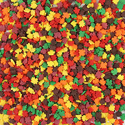 Autumn Leaves Edible Confetti Sprinkles