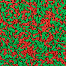 Holly & Berries Edible Confetti Sprinkles