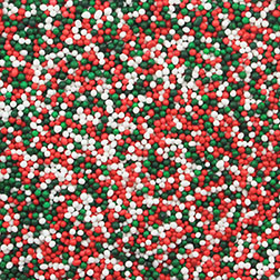 Christmas Nonpareil Sprinkle Mix