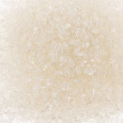 White Pearlized Coarse Sugar Crystals