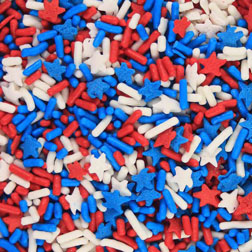 Stars and Stripes Sprinkle Mix