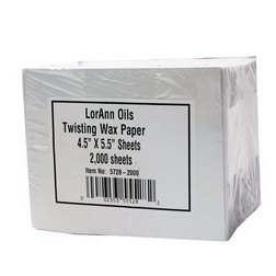 White Confectionery Twisting Wax Paper