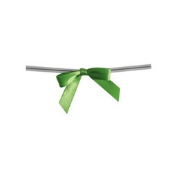 Kiwi Green Twist Tie Bows