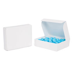 1/4 lb White Candy Box