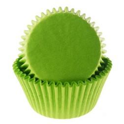 Lime Green Cupcake Liners