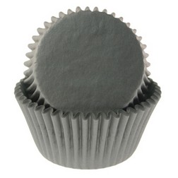 Silver Cupcake Liners