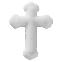 Dec-Ons® Molded Sugar - Small White Cross