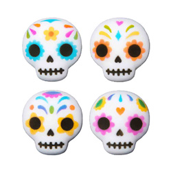 Dec-Ons® Molded Sugar - Day of the Dead Skull