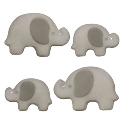 Dec-Ons® Molded Sugar - Elephant Assortment