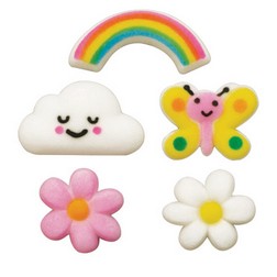 Dec-Ons® Molded Sugar - Spring Showers Assortment