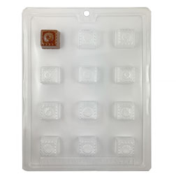 Fancy Square Bon Bon Chocolate Mold