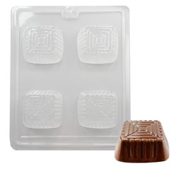 Square Dessert Cup Chocolate Mold