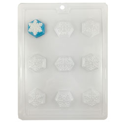 Snowflake Bite Chocolate Mold