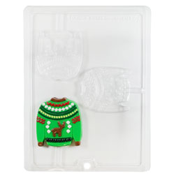 Ugly Christmas Sweater Sucker Chocolate Mold