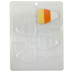 Candy Corn Chocolate Lollipop Mold