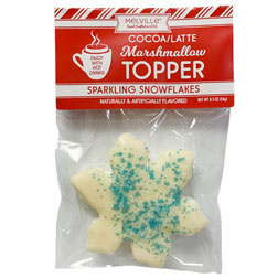 Blue Snowflake Marshmallow Topper