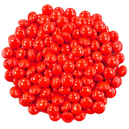 Red Candy Coated Chocolate Candies