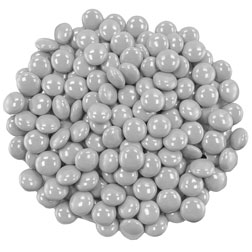 Silver Candy Coated Chocolate Candies