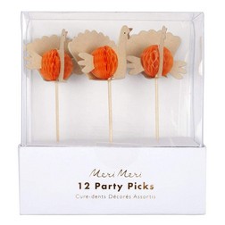 Honeycomb Turkey Cake Picks