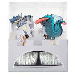 Dragons and Knights Cupcake Kit