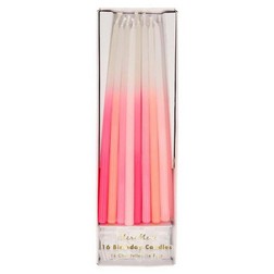 Pink Tapered Tall Party Candles
