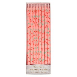 Cherry Tall Party Candles