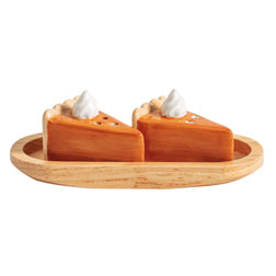 Mini Pumpkin Pie Salt And Pepper Shakers