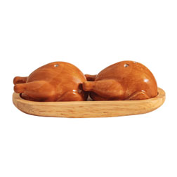 Mini Turkey Salt And Pepper Shakers
