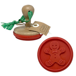 Gingerbread Man Christmas Cookie Stamp