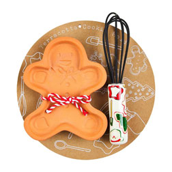 Gingerbread Man Cookie Mold & Whisk Set